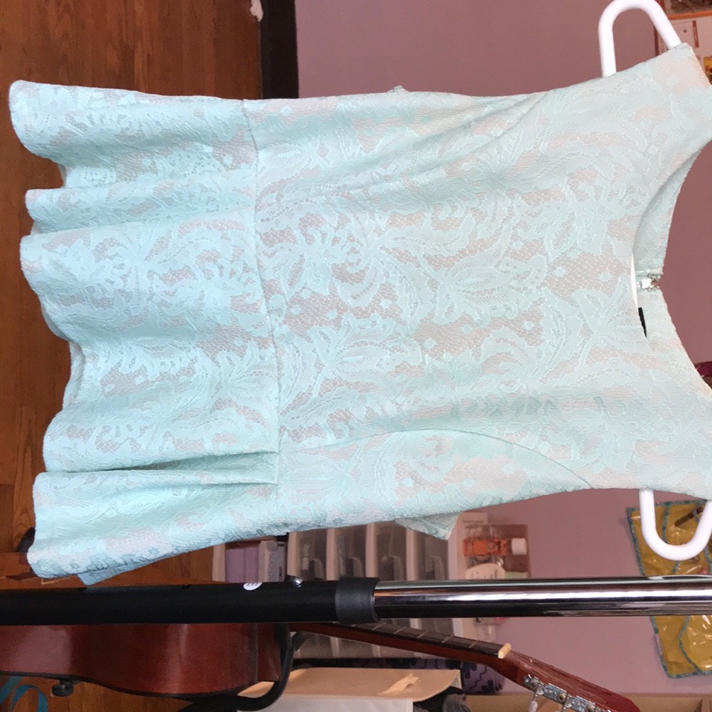 Mint Green Ruffle Top
